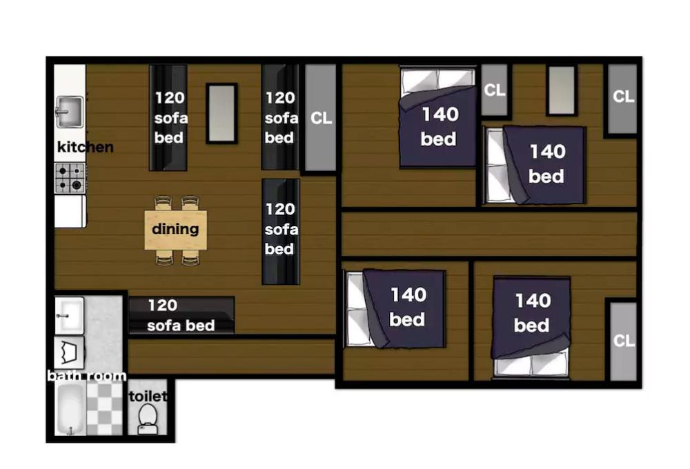Apartmán Sakuragawa House Ósaka Exteriér fotografie